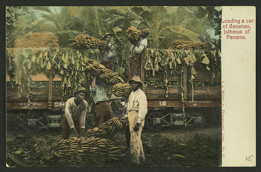 Loading a car of Bananas, Isthmus of Panama
