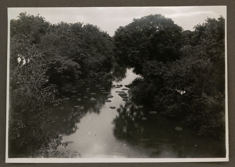 Zagnanado (Dahomey), le Zou par &quot;eau basse&quot