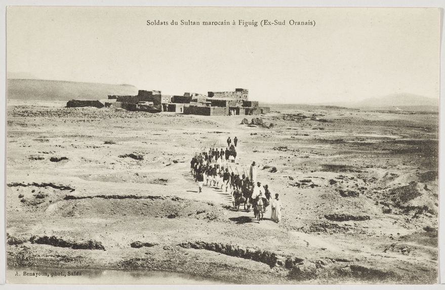 Soldats du Sultan marocain à Figuig (Ex-Sud Oranais)