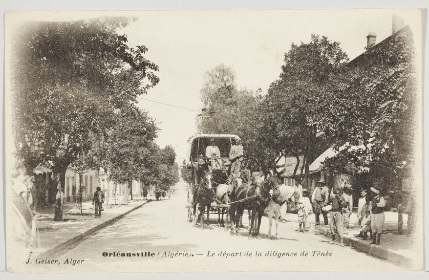 Orléansville (Algérie). - Le départ de la diligence de Ténès