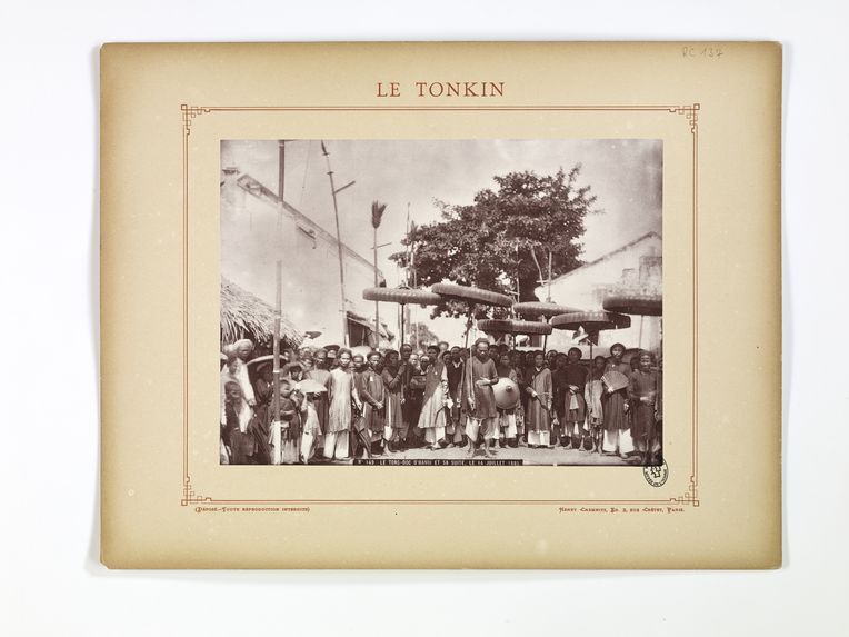 Le Tong-Doc d'Hanoi et sa suite, le 14 juillet 1885