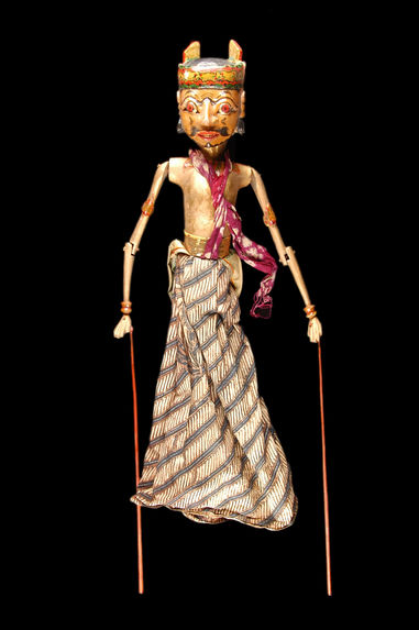 Marionnette de wayang golek : Bardan, sujet