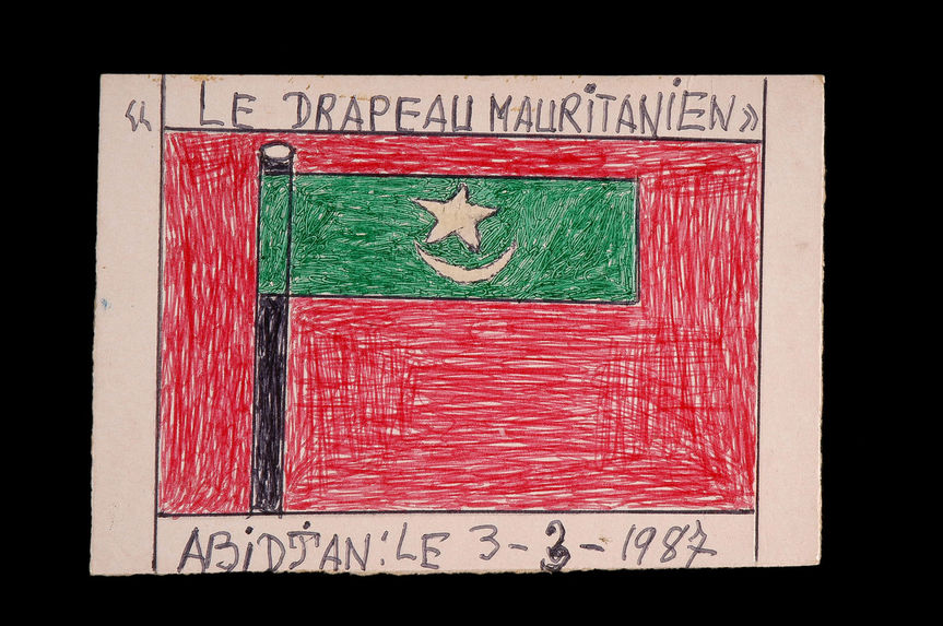 Dessin : Le drapeau mauritanien