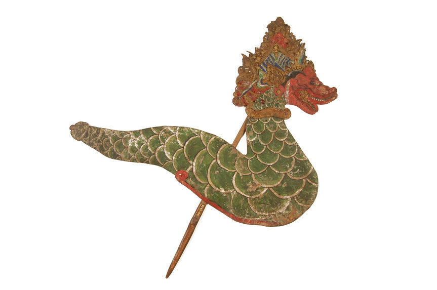 Figure de wayang kulit : Ular Naga Mangsana