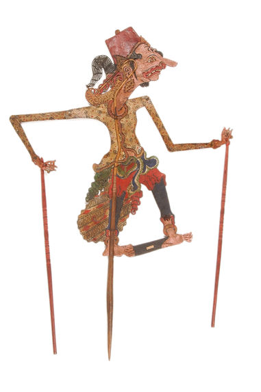 Figure de wayang kulit : Patih Ketjankan Deri negri Chempala