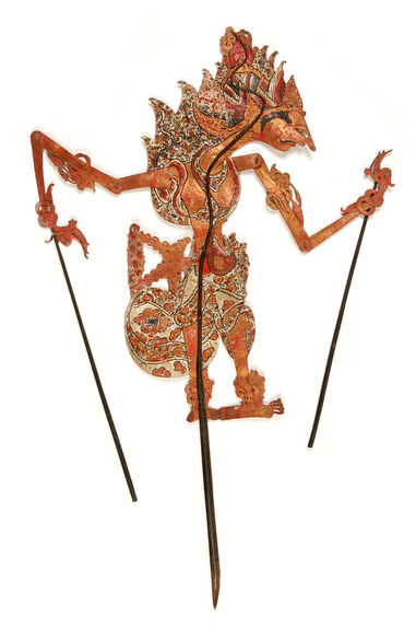 Figure de wayang kulit : Prabu Rama Raja negri Pancawati Denda