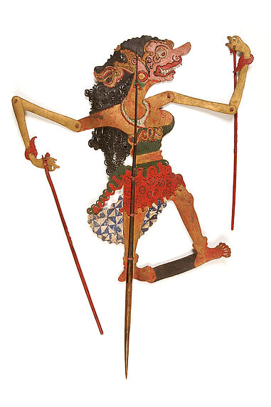Figure de wayang kulit : Emban raja Alenka