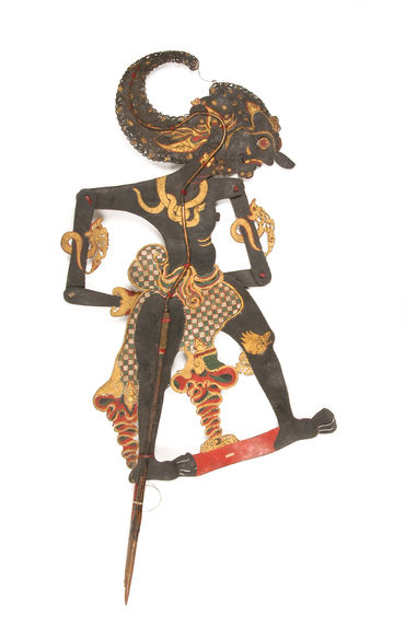 Figure de wayang kulit : Aria Werkudara ou Bima (saudara raja Penawa)