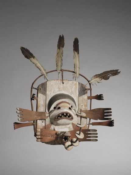 Masque cérémoniel kegginaquq dit « l’esprit de la lune »