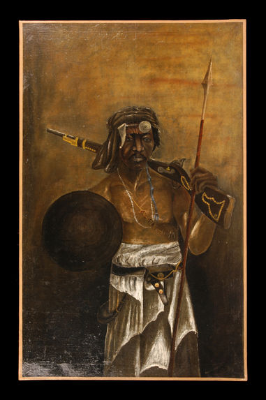 Portrait de guerrier sakalava