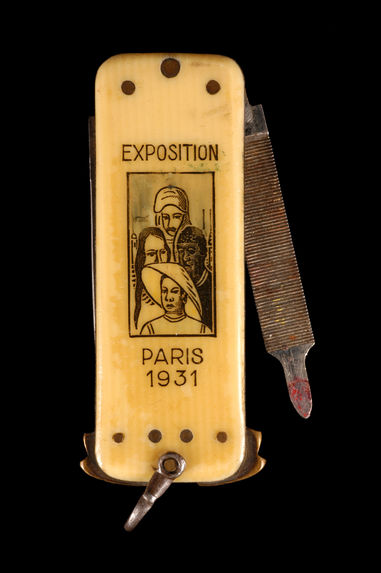 Canif  &quot;Exposition coloniale 1931&quot