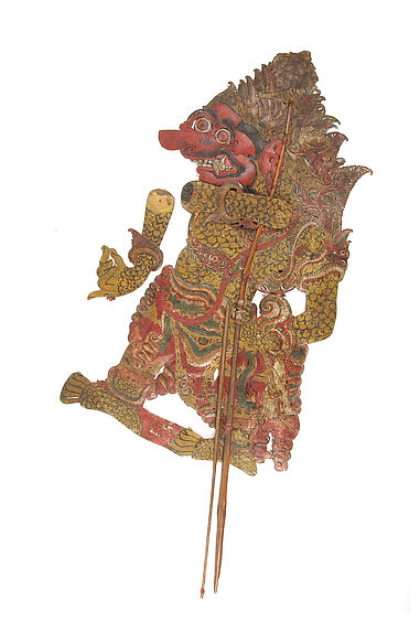 Figure de wayang kulit : Negir Pelawangan (raja Arimba)