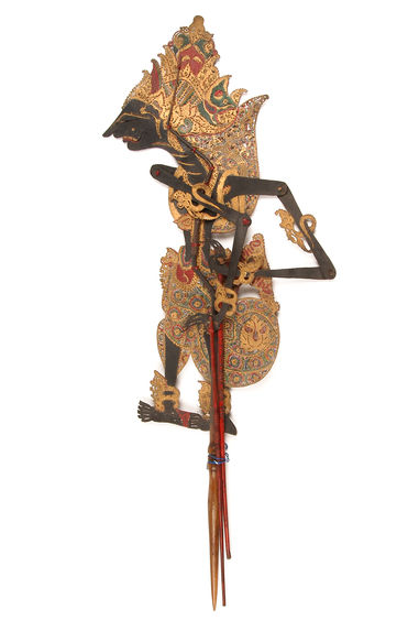 Figure de wayang kulit : Prabu Mintadjewa ou Kresna Negri Meralaya