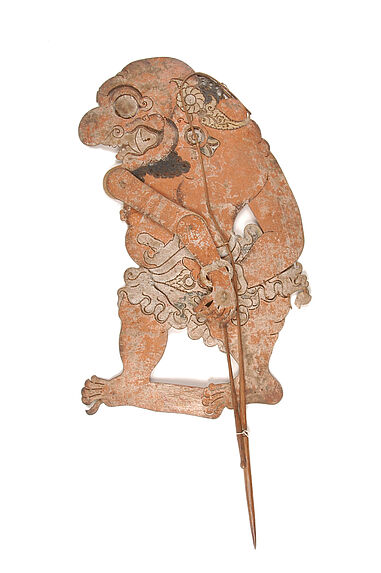 Figure de wayang kulit : Gelludrag Lanvang Rayat raja Alenka