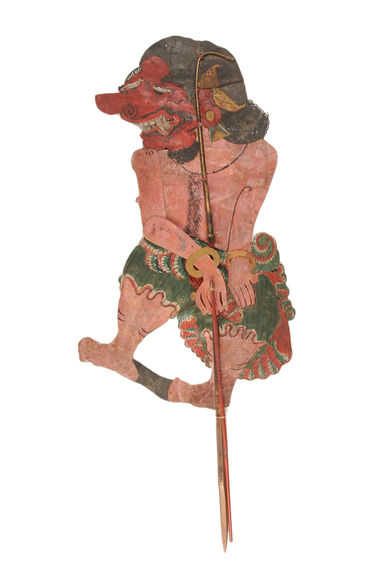 Figure de wayang kulit : Jati Pepet Rayat raja Alenka