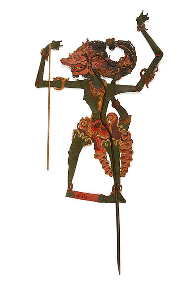 Figure de wayang kulit : Rayat Jaya Anila Monyet dari Prabu Rama