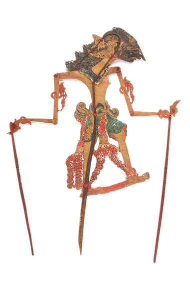 Figure de wayang kulit : Raden Wersesena anak deri Ngawanga