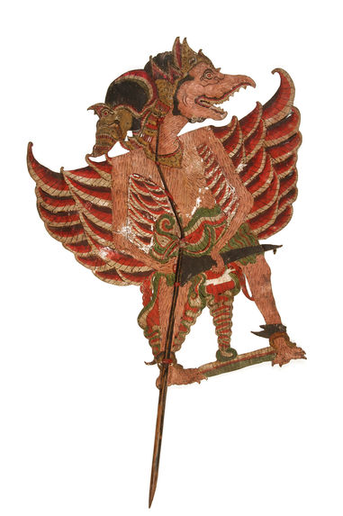 Figure de wayang kulit : Paksi Anjono Burung besar