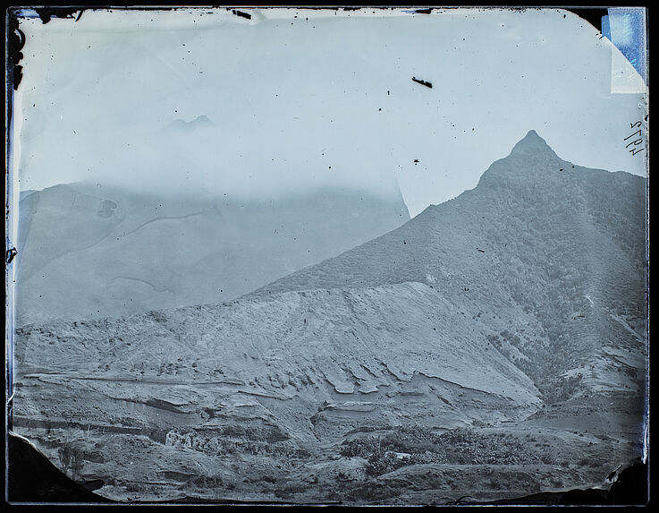 Vue prise à Juan Fernandez