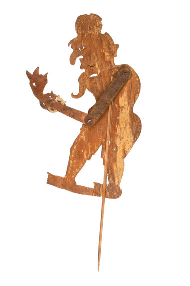 Figure d'ombres : ermite grotesque Achar Maharisi