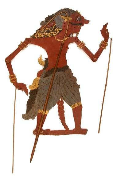 Figure d'ombres : démon-guerrier Pati Raden Vira Bumi
