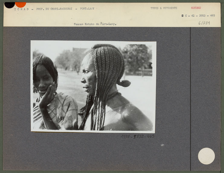 Femmes Kotoko de Fort-Lamy