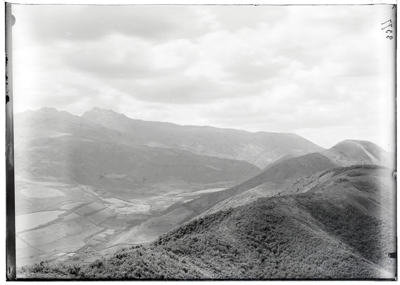 Panorama du Pichincha depuis Cruz-Loma