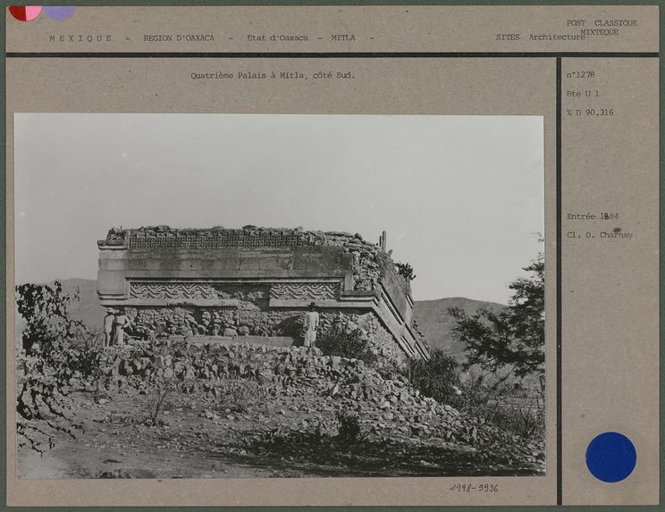 Quatrième palais à Mitla, côté sud