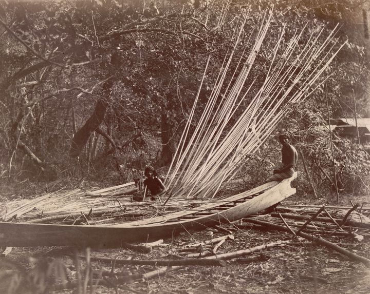 Construction d'une barque Selung