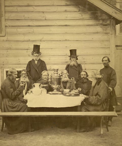 Gouvernement de Tver, marchands prenant le thé