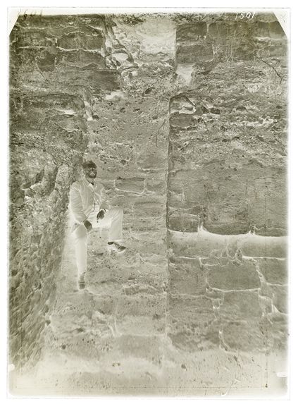 Izamal. Escalier de la pyramide Kabul