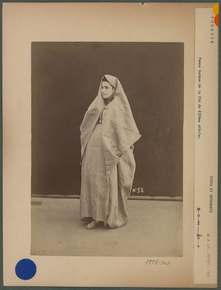 Femme turque de la fin du XIX° siecle