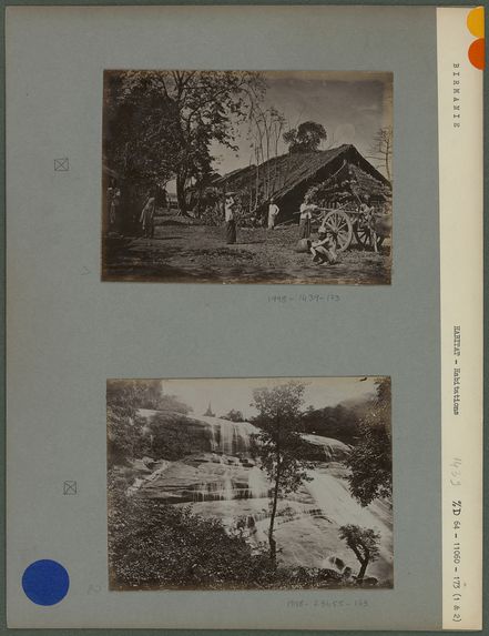 Chute d'eau sur l'Irraouaddy