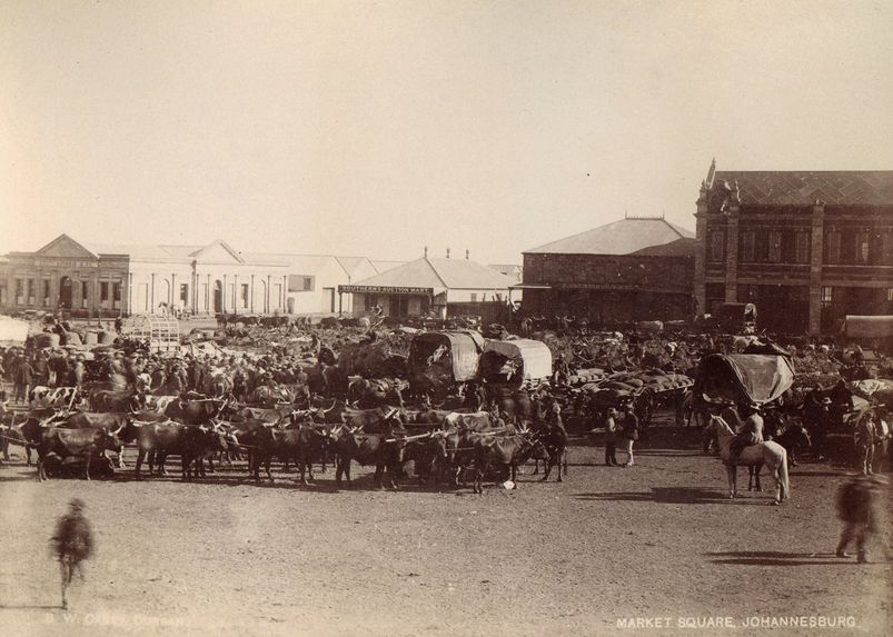 Le marché ou Market square à Johannesburg