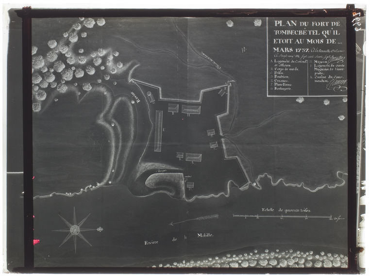 Plan du fort de Tombecbé, tel qu'il était au mois de Mars 1737