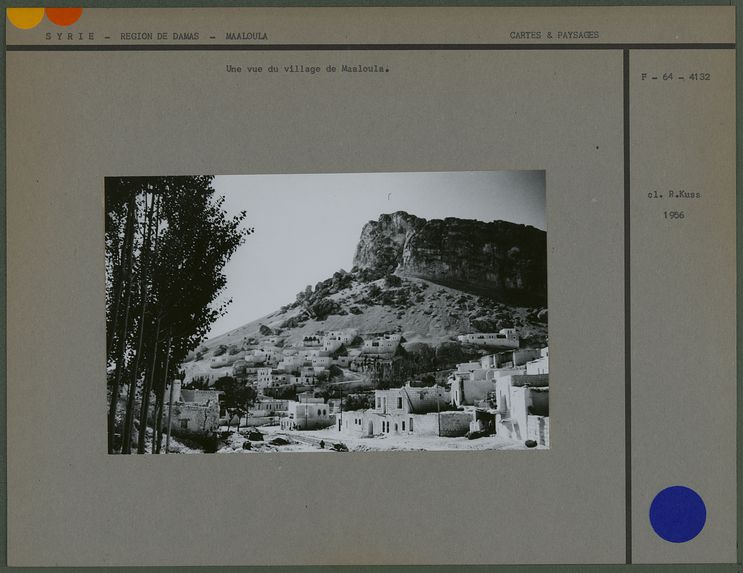 Une vue du village de Maaloula