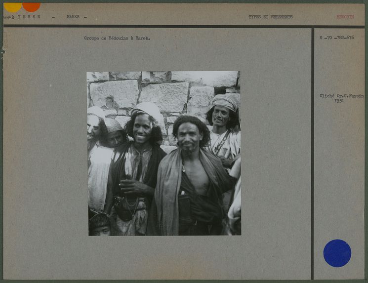 Groupe de Bédouins à Mareb