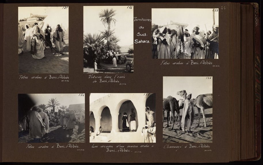 Les arcades d'une maison arabe à Beni-Abbès