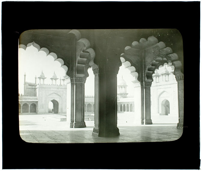 Agra. (Mosquée la Perle) Moti Masjid