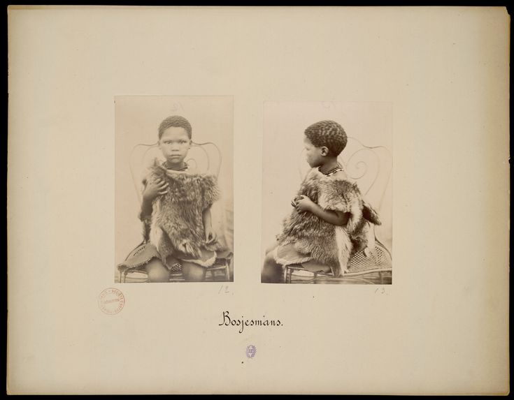 Exposition de 1889. Collection anthropologique du prince Roland Bonaparte. Bosjemans