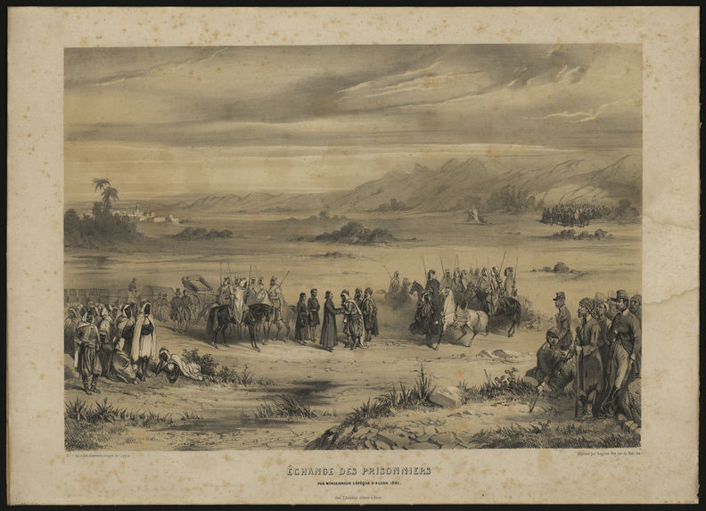 Échange des prisonniers par Monseigneur l’évêque d’Alger, 1841