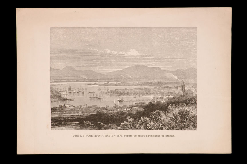 Vue de Pointe-A-Pitre en 1871