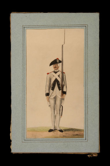 Sans titre [Grenadier du Régiment de la Marine 1779-1786]