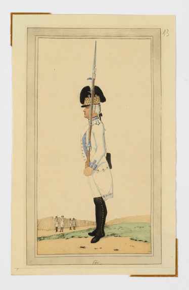 Sans titre [Fusilier du régiment royal-vaisseaux , 1791]