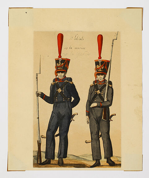 Sans titre [Soldats de la marine de la Garde impériale - Tenue de campagne - 1807]