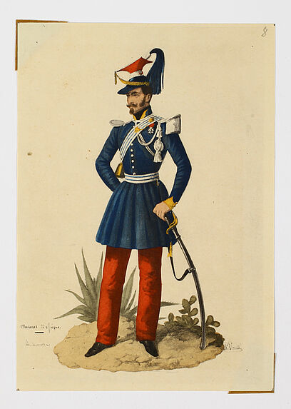 Sans titre [Lieutenant des Chasseurs d'Afrique - 1832]