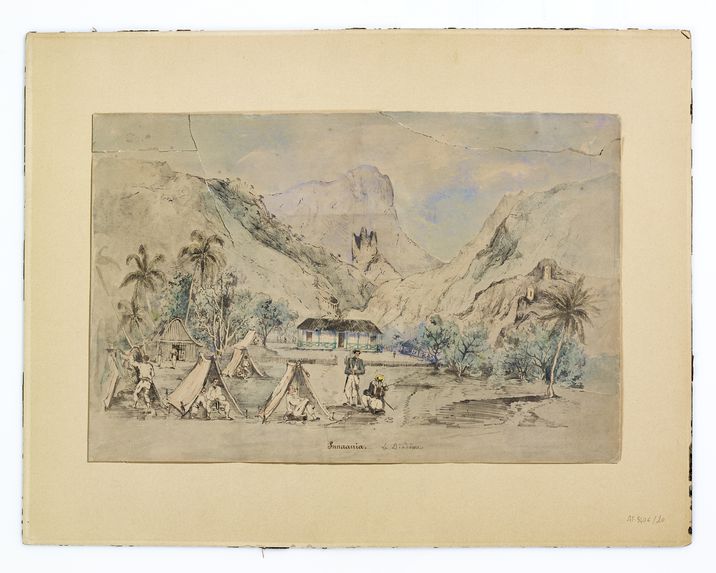 Promenade militaire autour de Papeete - 1861 - Punoania