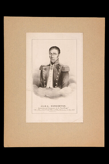 J.B.M.A. Gourbeyre. Contre-amiral, Gouverneur de la Guadeloupe