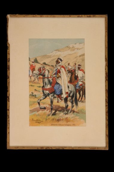 Spahis officier indigène - 1910