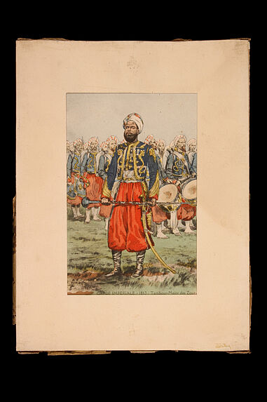 Garde impériale 1863. Tambour-Major des Zouaves